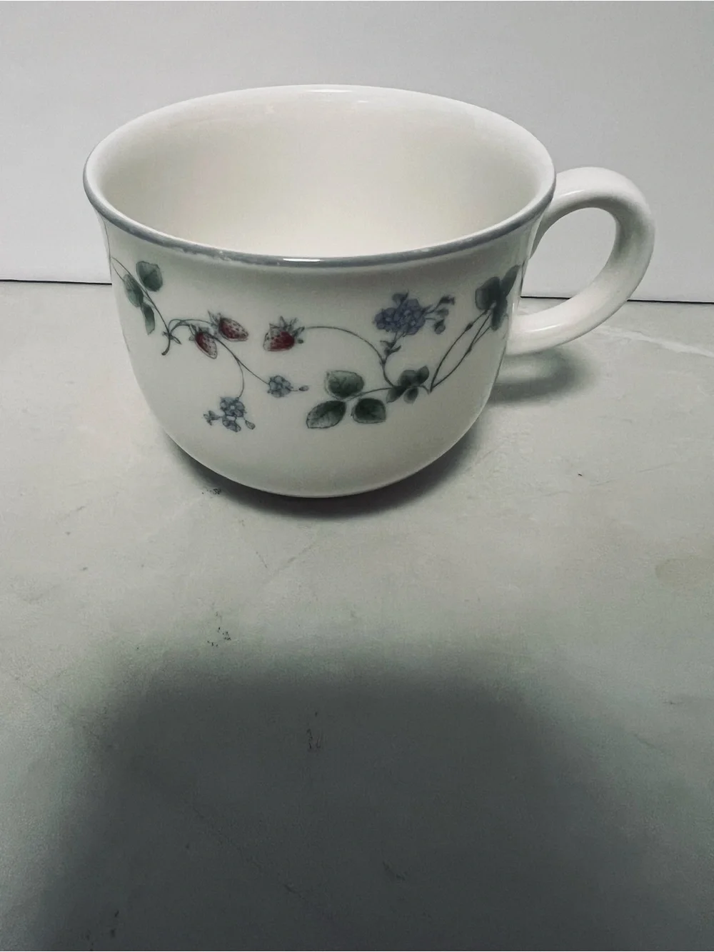 Vintage Royal Doulton Strawberry Fayre Fine China Tea Cup 8 Ounces